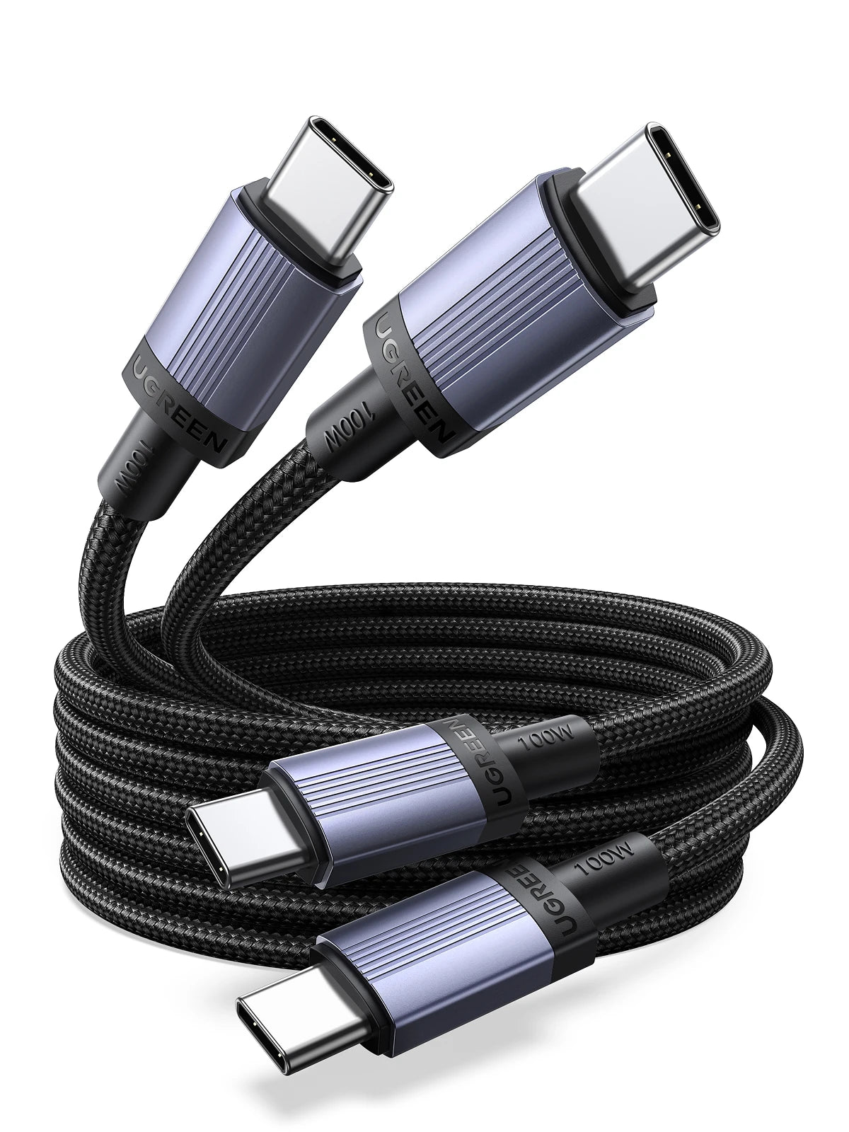 100W USB-C to USB-C Fast Charging Cable for Laptops and Smartphones - 7