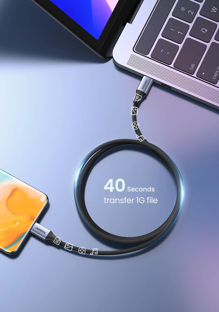 240W USB-C to USB-C Fast Charging and Data Sync Cable - 14