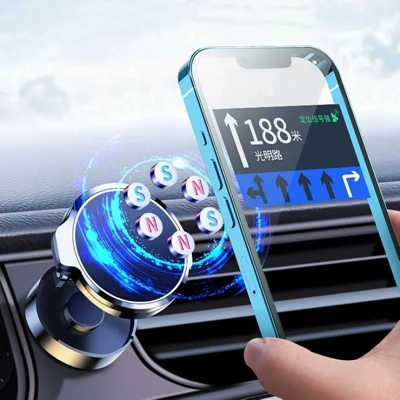 720 Degree Foldable Magnetic Phone Holder for Car Home and Office