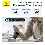 22.5W Fast Charging Power Bank with Built-in Cables