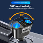 Car Cigarette Lighter Splitter PD USB Charger Bluetooth 5.0 FM Adapter