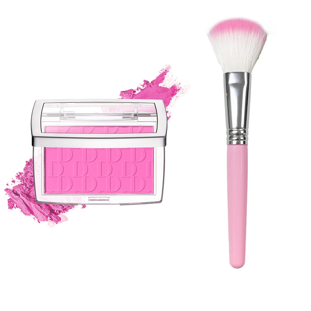 Matte Embossed Blush Palette with Application Brush