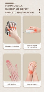 Electric Air Compression Hand Massager with Heat for Pain Relief