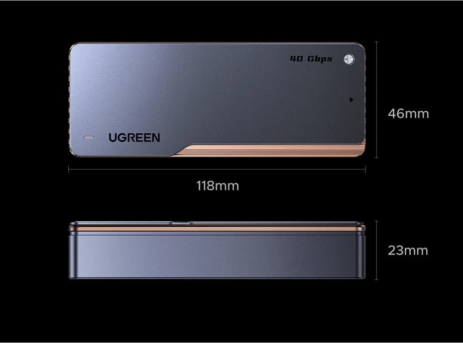 40Gbps USB4 M.2 NVMe SSD Enclosure Adapter - 26