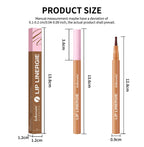 Waterproof Felt-Tip Lip Liner for Sculpting and Contouring