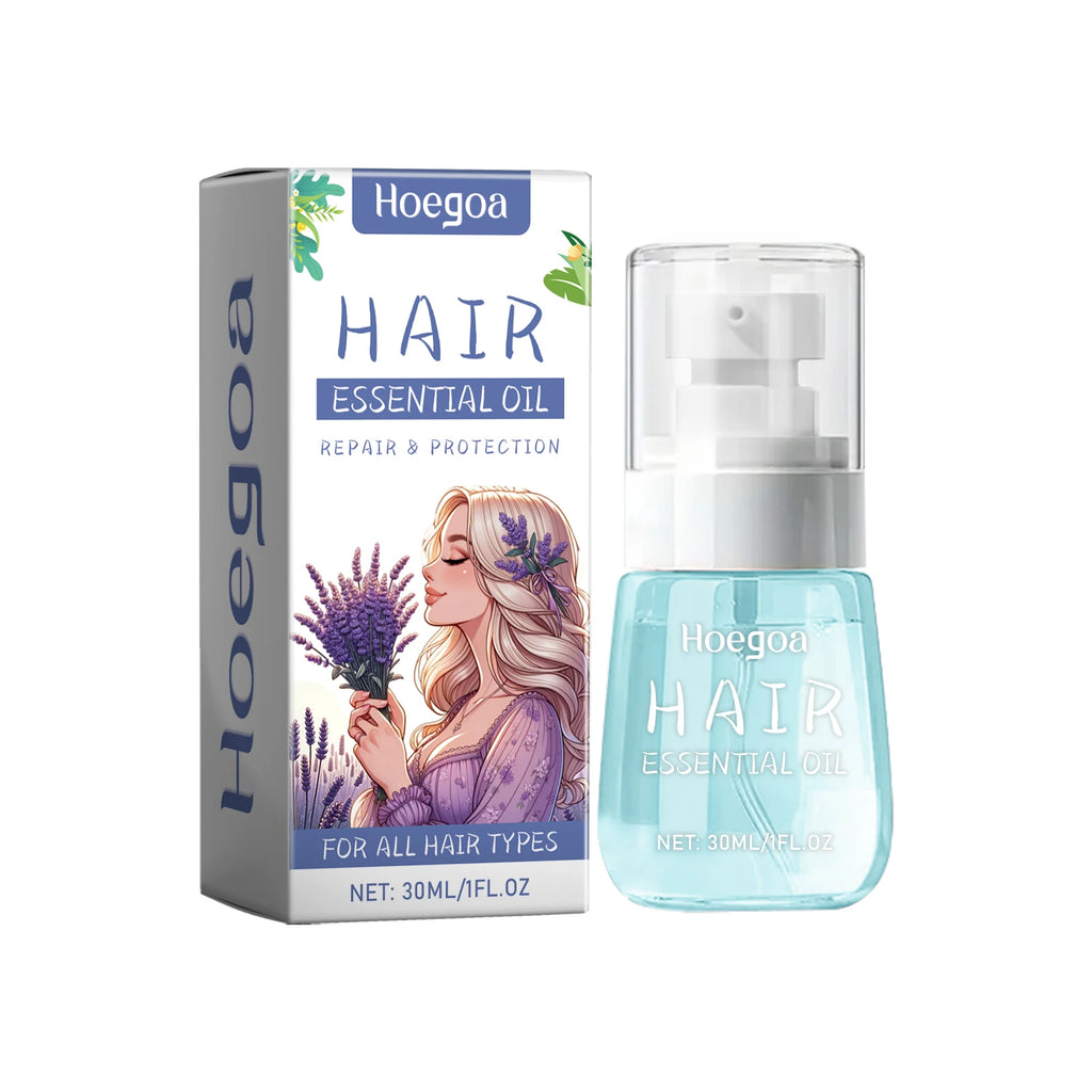 Lavender Essential Oil for Hair Repair and Frizz Control