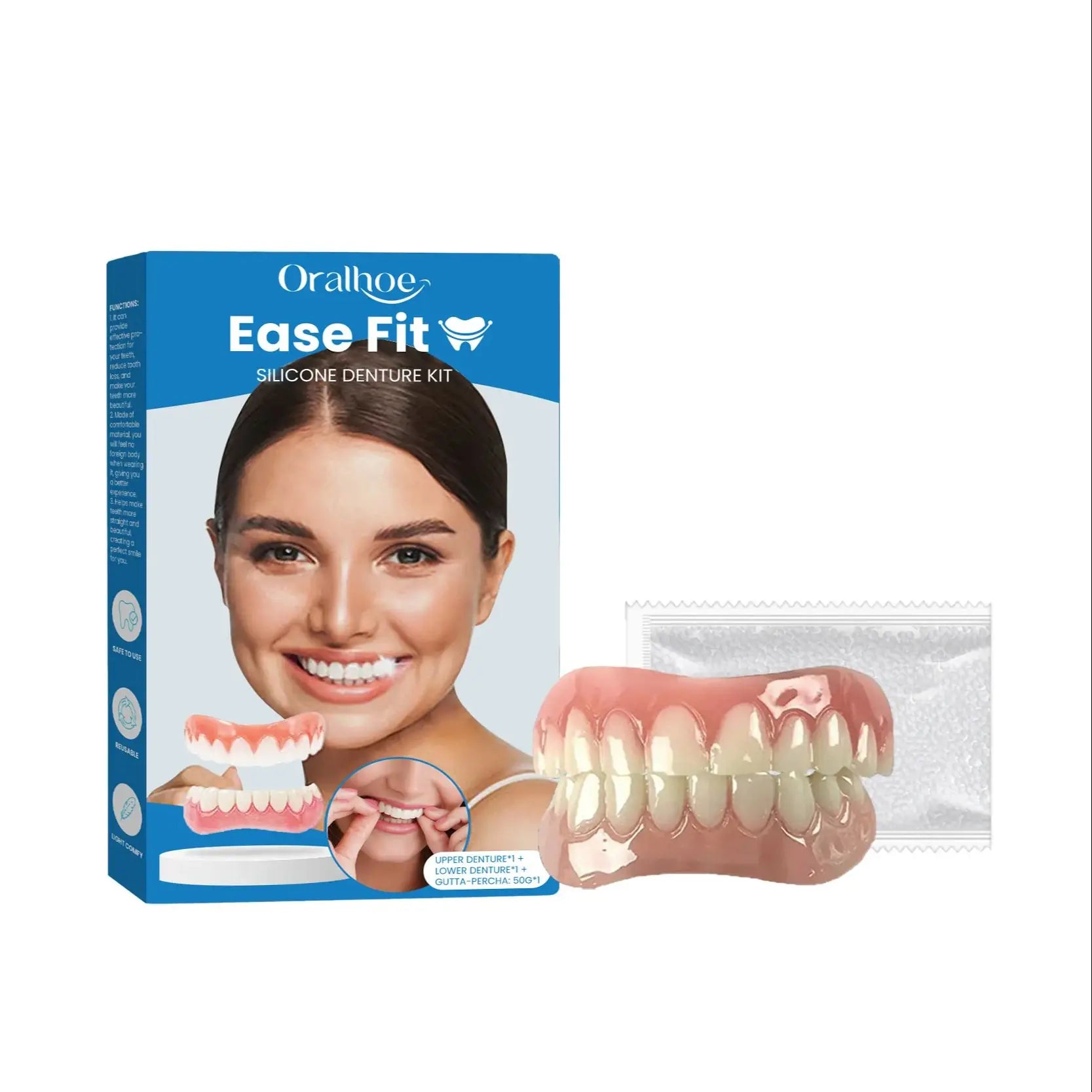 Comfortable Silicone Denture Set for Natural Smile Restoration - 15
