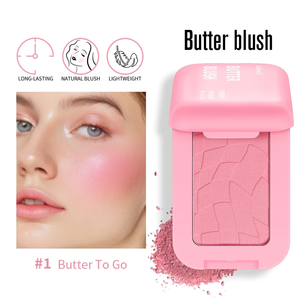 Long-Lasting Cream Butter Blush for Natural Cheek Color