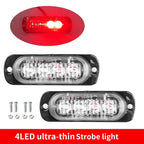 4 LED Side Marker Indicator Light for Cars Trucks Trailers 12V 24V