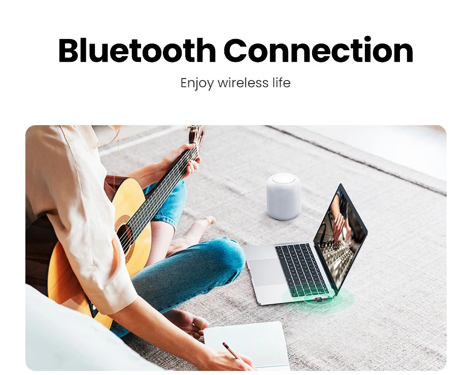 Bluetooth 5.4 USB Adapter for PC Wireless Connectivity