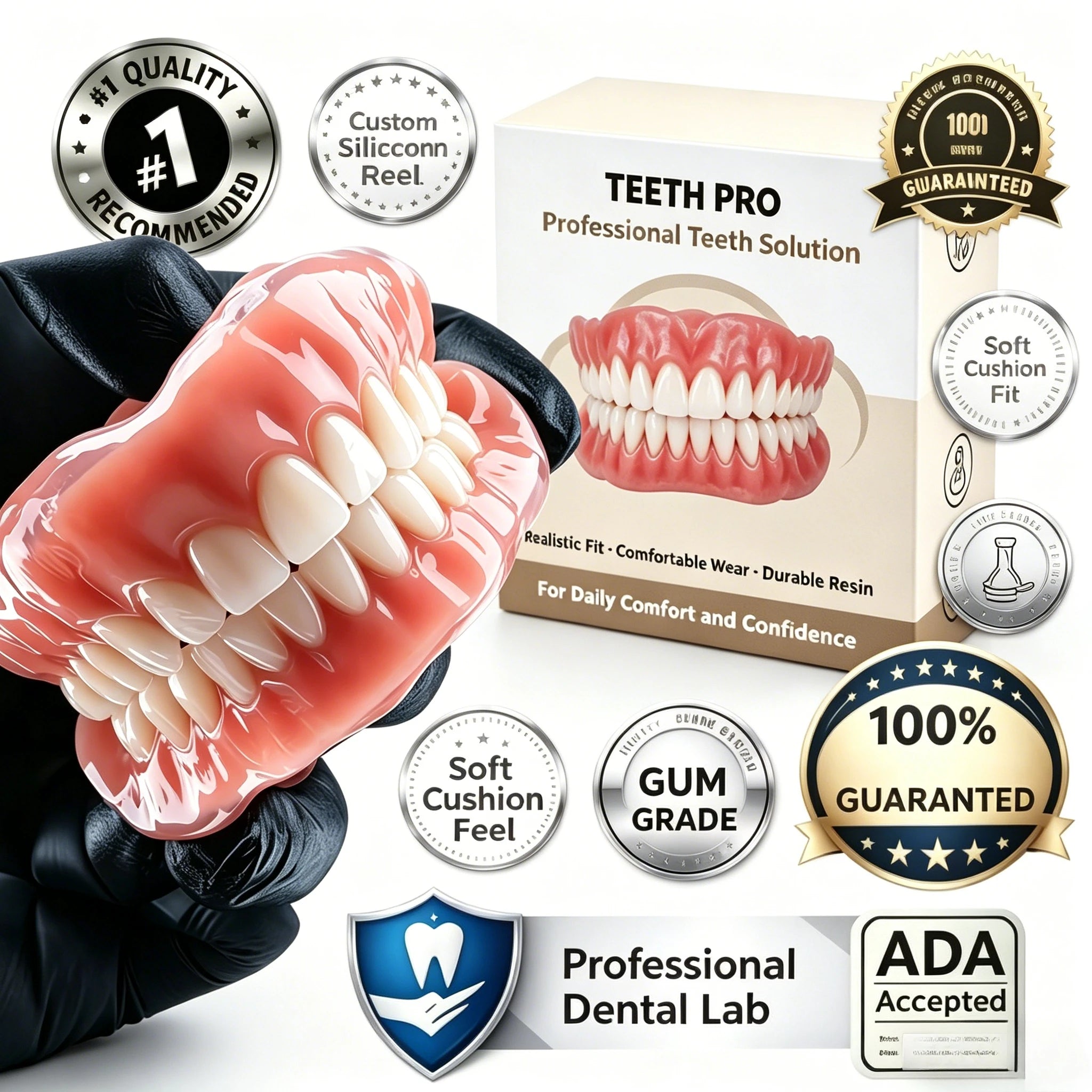 Instant Snap-On Smile Veneers for Men and Women - 1