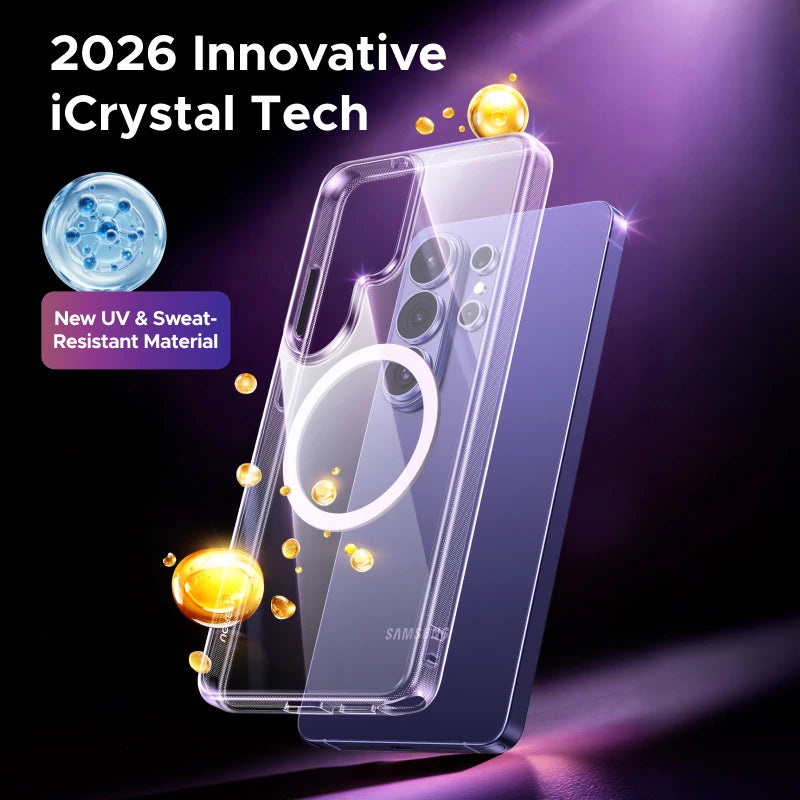 Magnetic Clear Case for Samsung Galaxy S26 Ultra