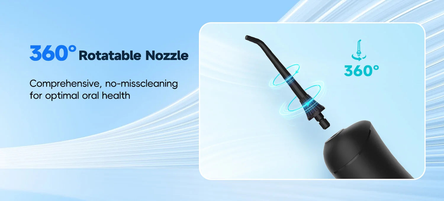 Portable Cordless Water Flosser for Teeth and Braces - 10