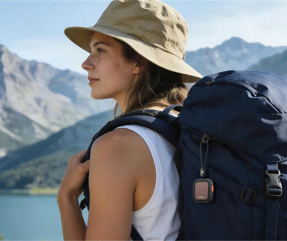 Solar Powered Bluetooth Item Tracker for Apple Find My