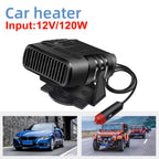 12V 120W Portable Car Heater and Defroster Fan for Windshield