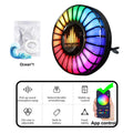 Car Air Vent Fragrance Diffuser with RGB Music Rhythm LED Light