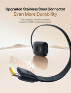 100W Retractable Fast Charging Cable with Watch Wireless Charger
