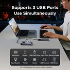 5-in-1 USB-C Hub with 4K 60Hz HDMI and 100W Power Delivery