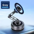 Magnetic Car Phone Holder with Vacuum Sucker and 360 Degree Rotation
