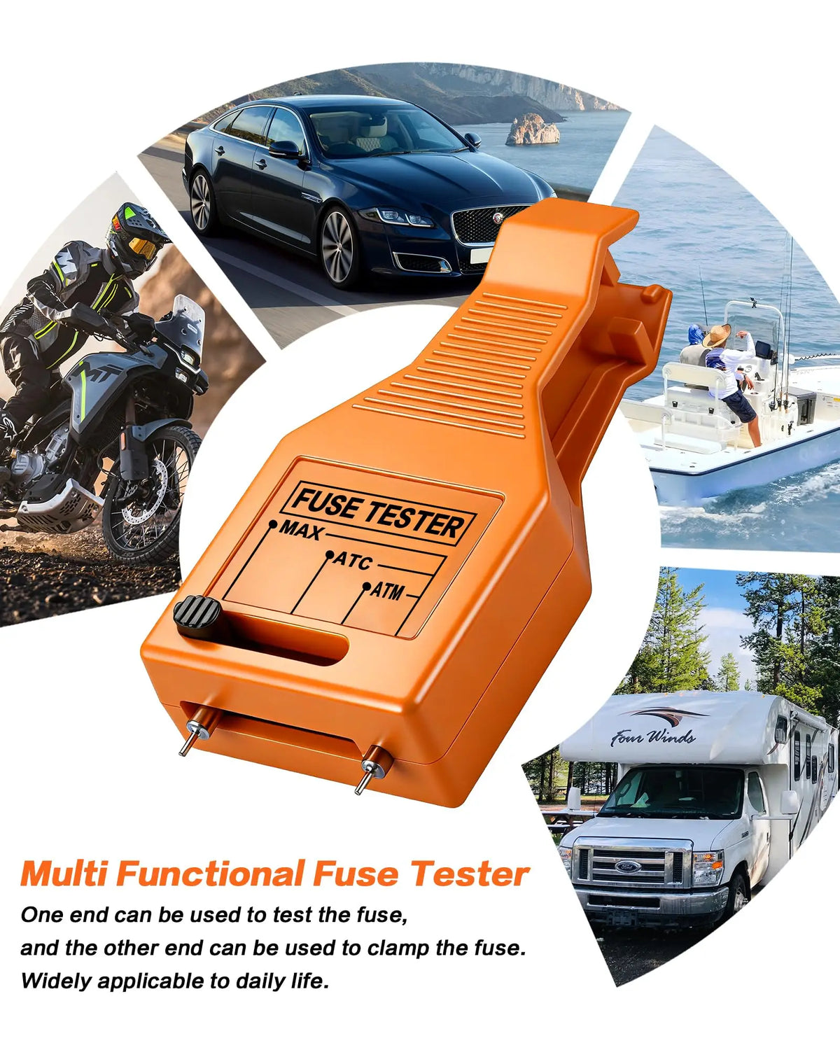 Adjustable Automotive Fuse Tester and Puller Tool