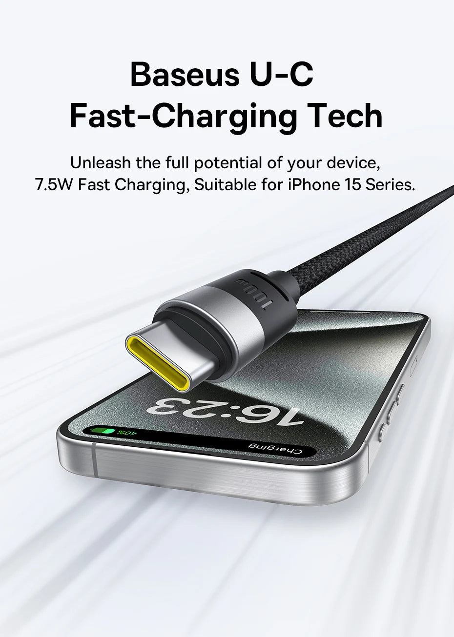 3-in-1 100W Fast Charging Cable for Phone and Laptop