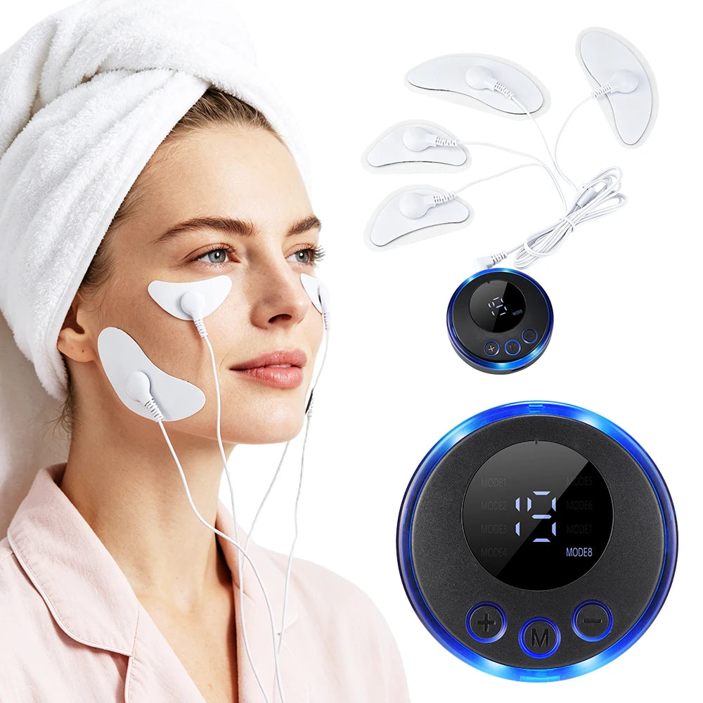 Electric Facial and Eye Massage Beauty Device - 7