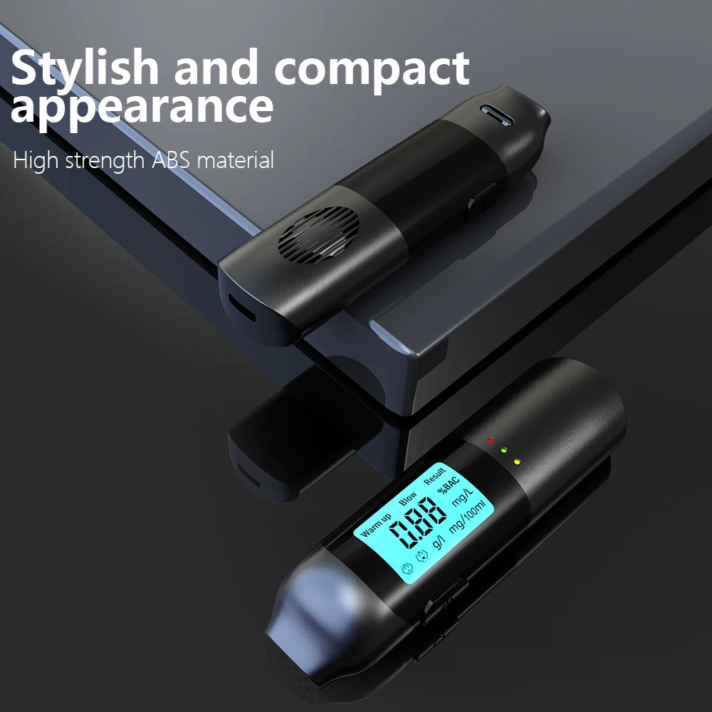 Portable Digital Breath Alcohol Tester with LCD Display - 13