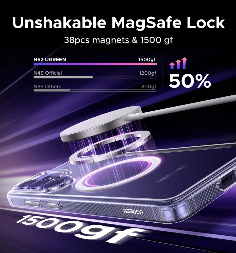 Magnetic Clear Case for Samsung Galaxy S26 Ultra