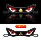 LED Demon Eye Motorcycle License Plate Warning Light