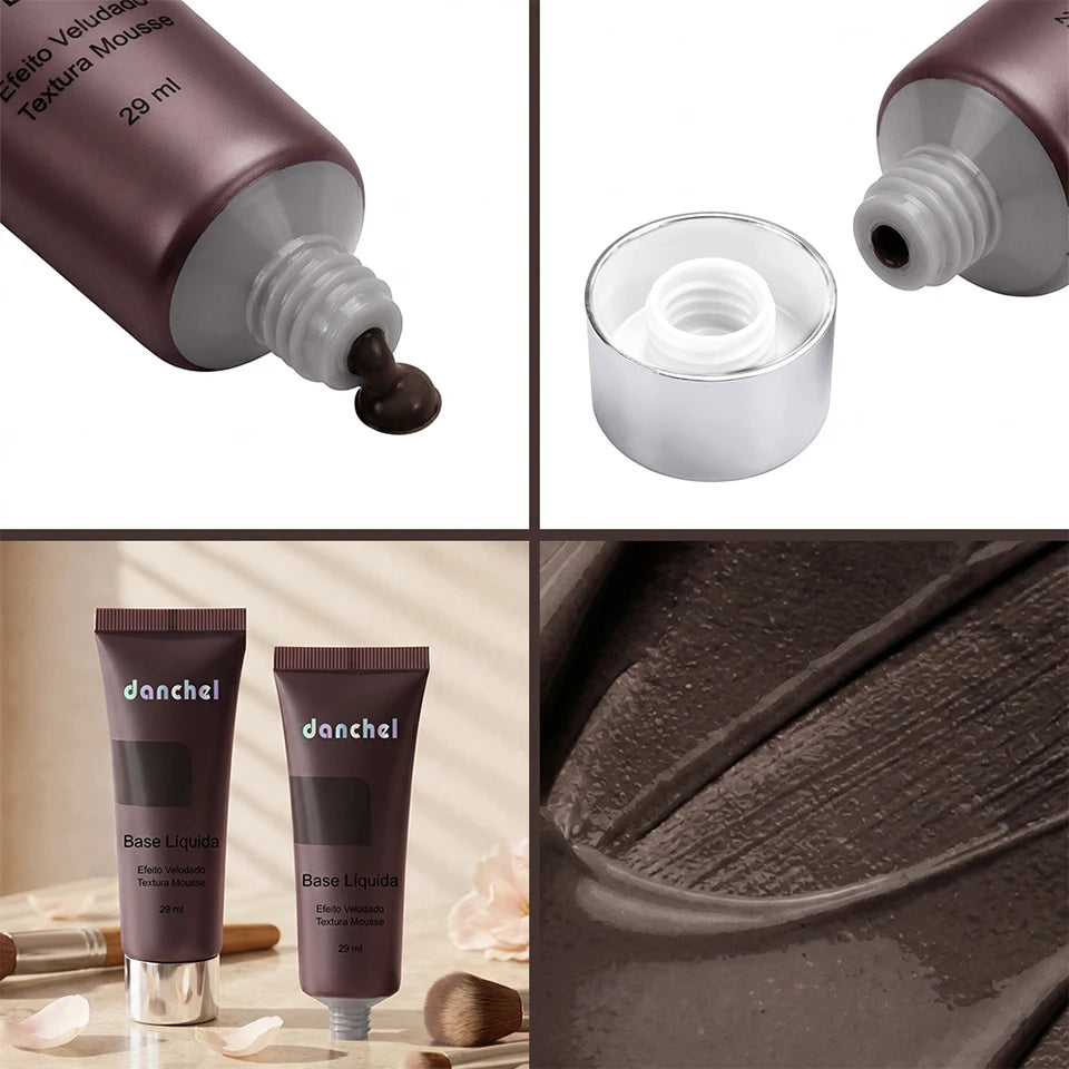Long-Lasting Velvet Matte Liquid Foundation - 17