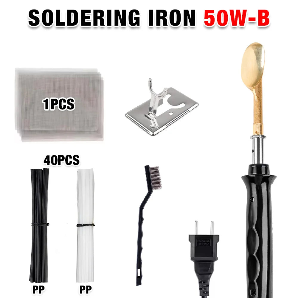 Plastic Repair Welding Iron Tool for Car Bumpers and Leather - 21