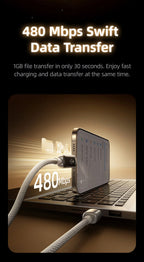 Digital Display 20W Fast Charging USB-C Cable for iPhone