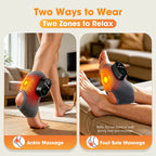 Heated Vibration Ankle Massager for Pain Relief and Relaxation