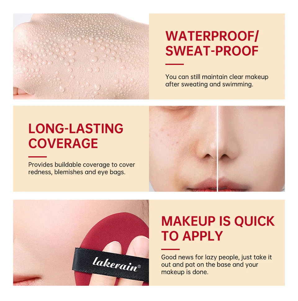 Waterproof Sunscreen Cushion Foundation for Flawless Coverage