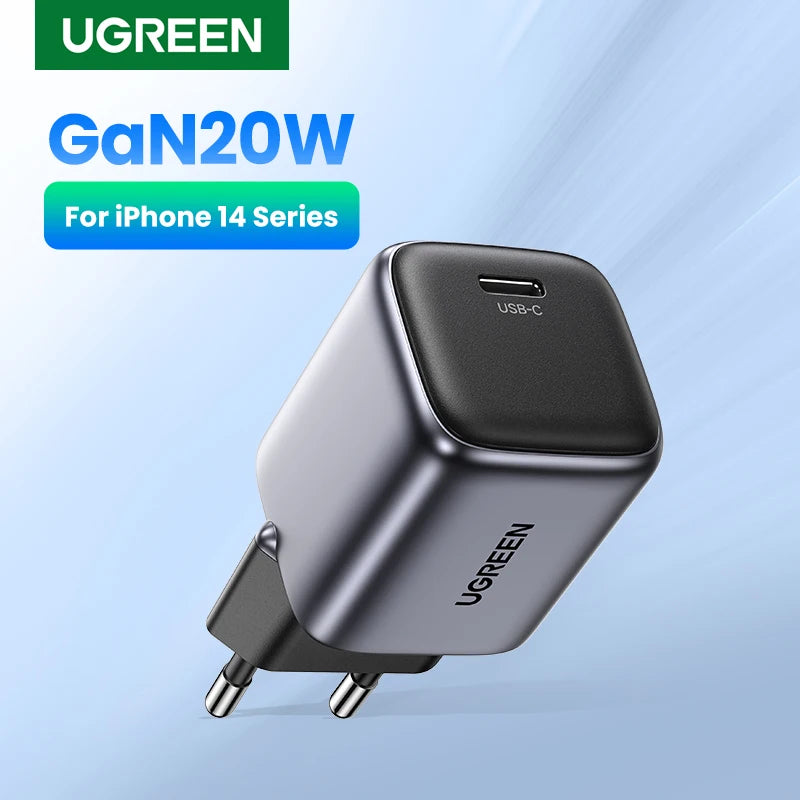 30W GaN Fast USB-C Wall Charger for Smartphones - 1
