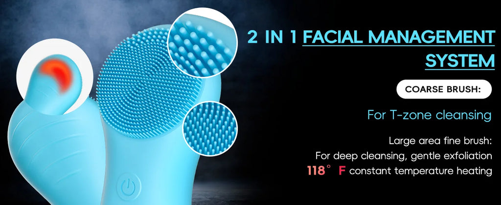 3-in-1 Oral Hygiene Kit: Flosser, Toothbrush & Facial Cleanser