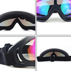 Unisex Windproof Anti Glare Motorcycle Riding and Ski Goggles