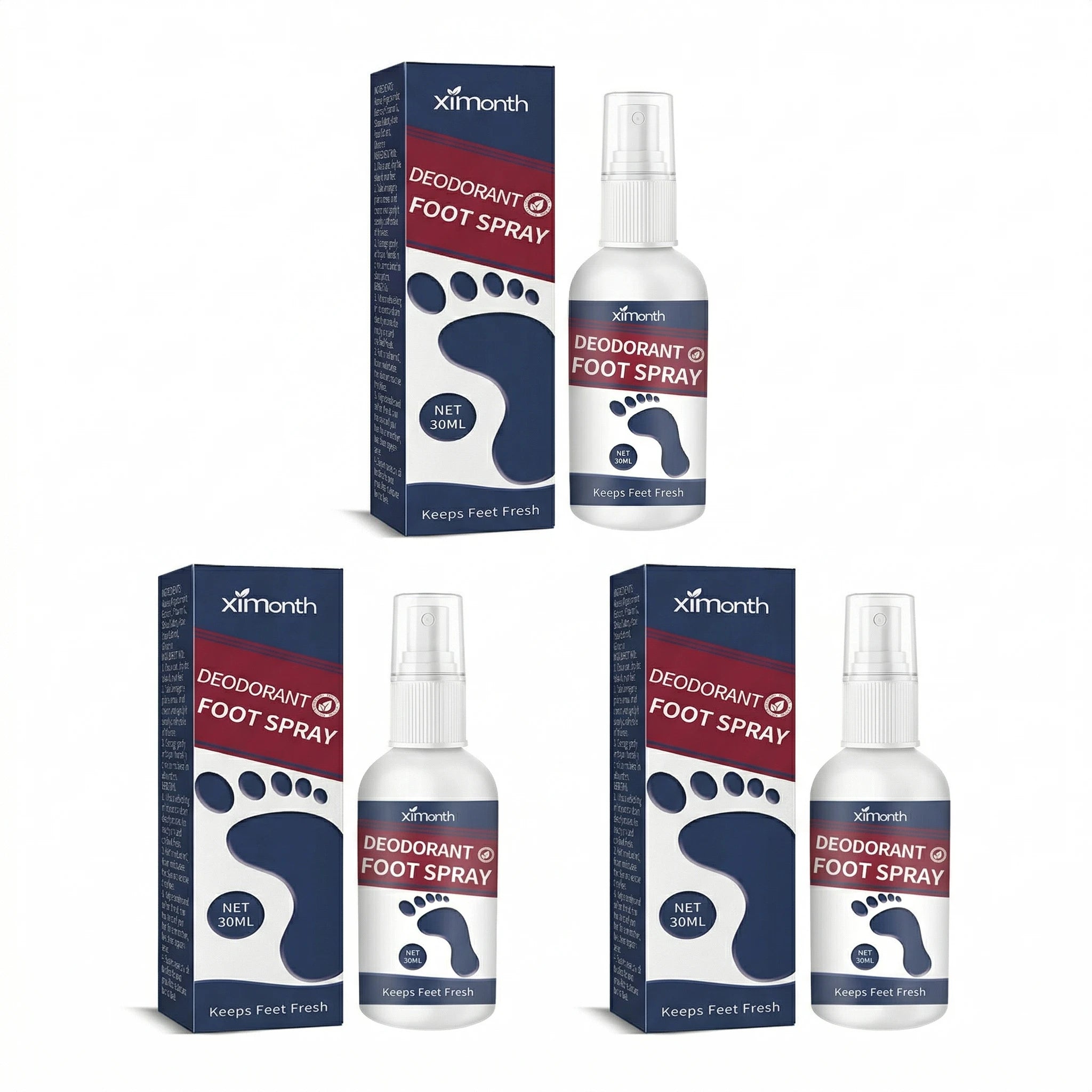 Refreshing Deodorant Foot Spray for Odor Removal and Dry Skin - 11
