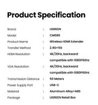 4K Wireless HDMI Extender Transmitter and Receiver Kit