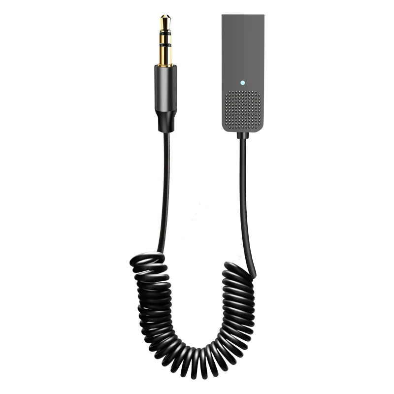 Bluetooth 5.0 AUX Audio Receiver Transmitter USB to 3.5mm Jack Adapter
