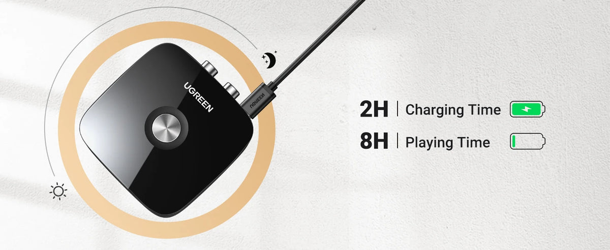 Bluetooth 5.3 Audio Receiver for Home Stereo and Speaker Systems