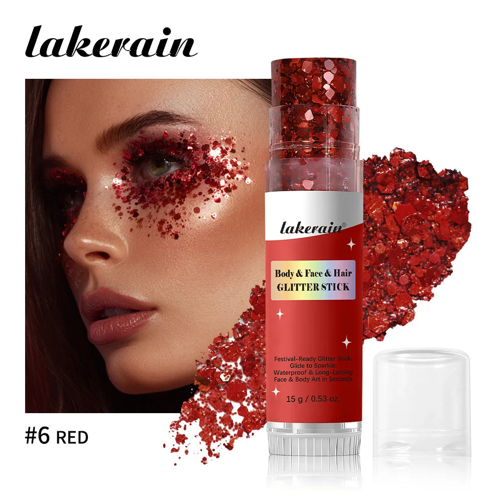 Glitter Highlighter Stick for Face Body and Hair
