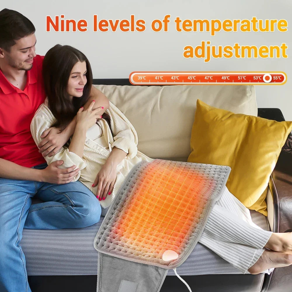 Electric Heating Pad Wrap for Back and Abdomen