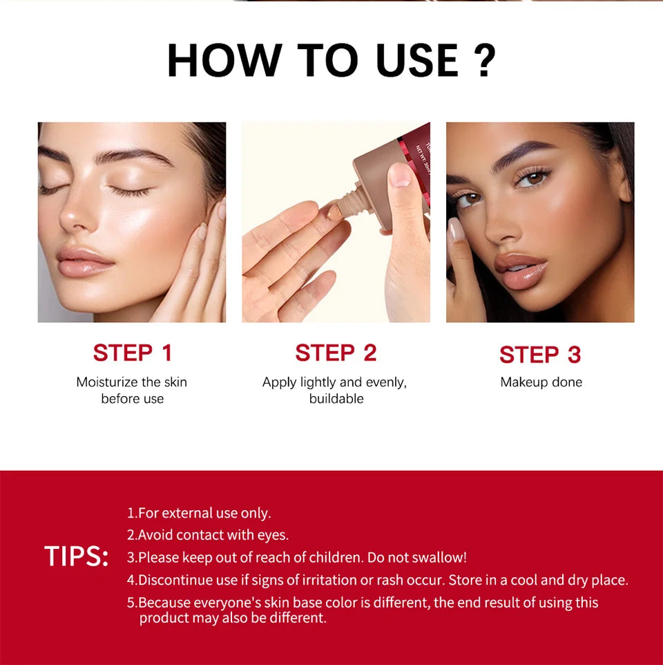 4-Piece Long-Lasting Matte Makeup Face Base and Setting Set