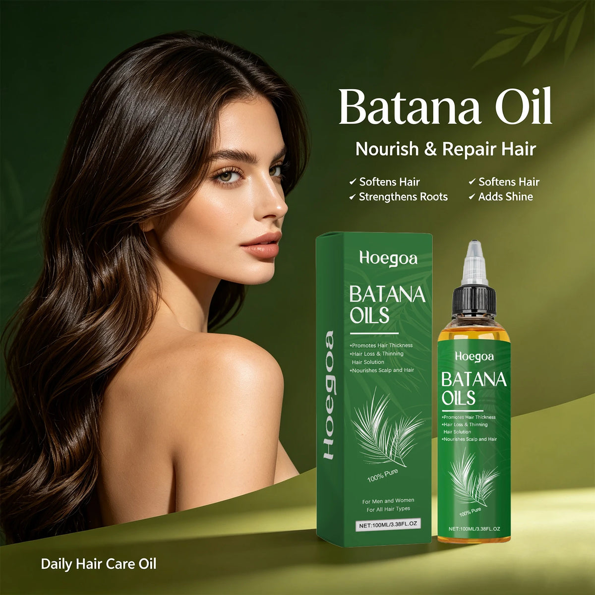 Pure Batana Oil for Hair Growth and Scalp Nourishment