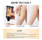 Waterproof Leg Makeup Body Foundation for Flawless Skin