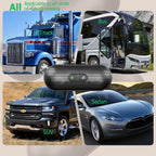 Bluetooth 5.4 Handsfree Car Kit Dual 3W Speakerphone Sun Visor Mount