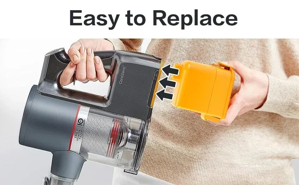 Replacement Battery for Cordless Stick Vacuum Cleaners