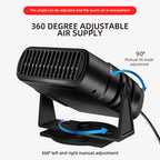 12V 120W and 24V 200W 2-in-1 Car Heater and Cooling Fan Defroster
