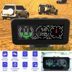 M60 GPS Car HUD Inclinometer Speedometer Voltage Monitor Clock